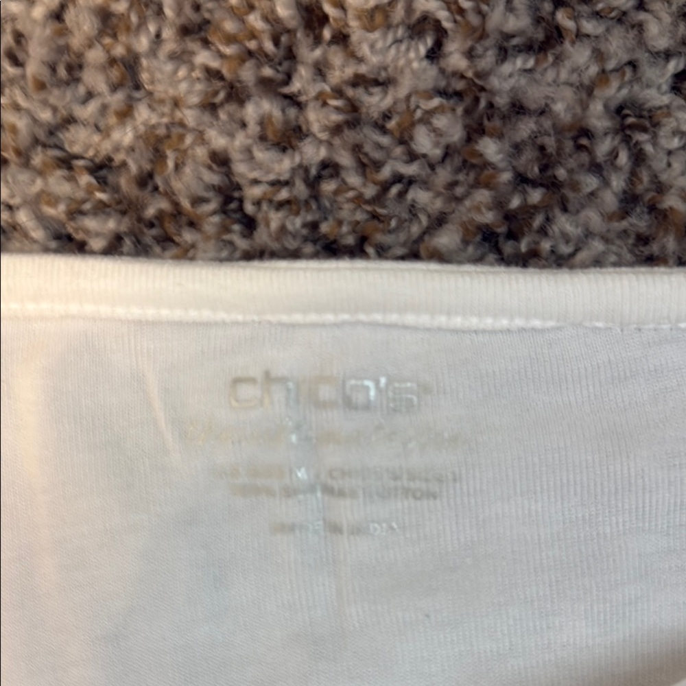 CHICO’s White Women's Top - M - Picture 7 of 10